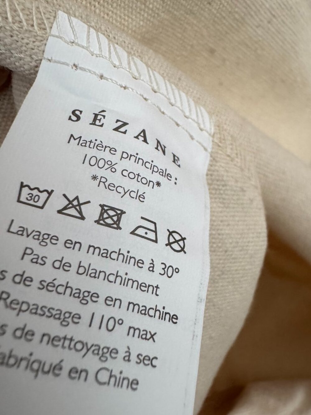 Italy We Have You Covered Sezane Cloth Tote Bag - NWOT - Picture 9 of 11